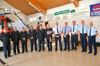 Feuerwehren der Nachbarstädte waren zum Feuerwehrappell anwesend. Foto: privat