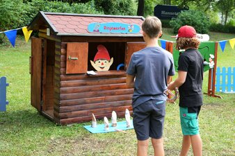 Kreativ wurden die Kleinsten in der Zwergenstadt. Foto: Stadtverwaltung Flöha/ Birgit Pestel